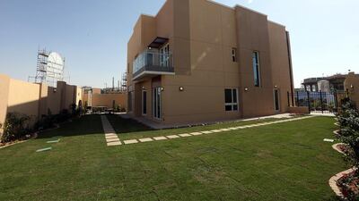 A four-bedroom villa at Villa Lantana in Dubai. Detached four-bedroom villas range from Dh3.6 million to Dh4.6m while semi-detached ones start at Dh3.5m. Satish Kumar / The National