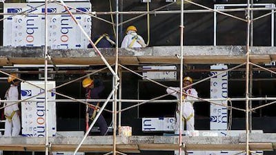 Al Jaber, one of the biggest contractors in Abu Dhabi, has been trying to renegotiate bank and other liabilities for nearly two years. Pawan Singh / The National