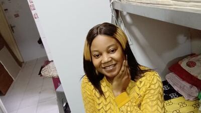 Yemdzu Doris Claire is among those who escaped the deadly blaze. Photo: Yemdzu Doris Claire