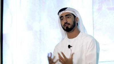 Dr Majid Al Qassimi, one of the two practising Emirati veterinary surgeons in the UAE, gives his lecture to students of Al Ain Women’s College, telling students of some of the predicaments the job has left him in. Jeffrey E Biteng / The National