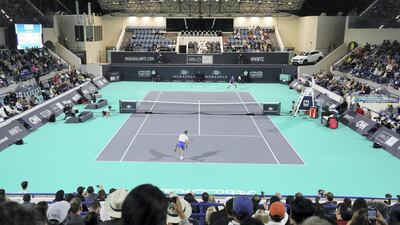 General view of the International Tennis Centre at Zayed Sports City in Abu Dhabi.