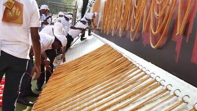 The Dubai Celebration Chain (Courtesy: Dubai Festivals and Retail Est)