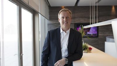 Kory Thompson is country manager for serviced office provider Regus. He says it’s similar to the hotels business. Anna Nielsen for The National