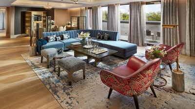 Inside the Penthouse Suite at Mandarin Oriental Hyde Park, London. Courtesy Mandarin Oriental Hotel Group