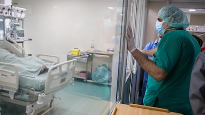 The Intensive Care Unit at the Rafic Hariri University Hospital in southern Beirut, Lebanon. Tom Nicholson for The National