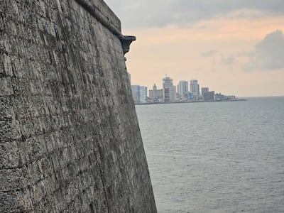 The coastline of Cuba's capital, Havana. Photo: Salim A Essaid / The National