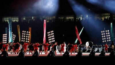 Dancers perform during the opening ceremony. AP Photo
