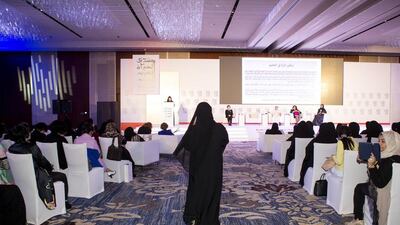 The Arab-Chinese Women’s Forum is being held under the patronage of Sheikha Fatima bint Mubarak. Christopher Pike / The National