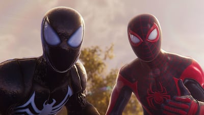 Marvel’s Spider-Man 2 doubles the fun and allows gamers to fight with not one, but two Spidies. Photo: Marvel