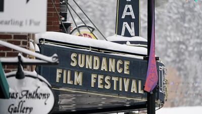 The largely virtual Sundance Film Festival opened Thursday in Park City, Utah. AP Photo/Rick Bowmer