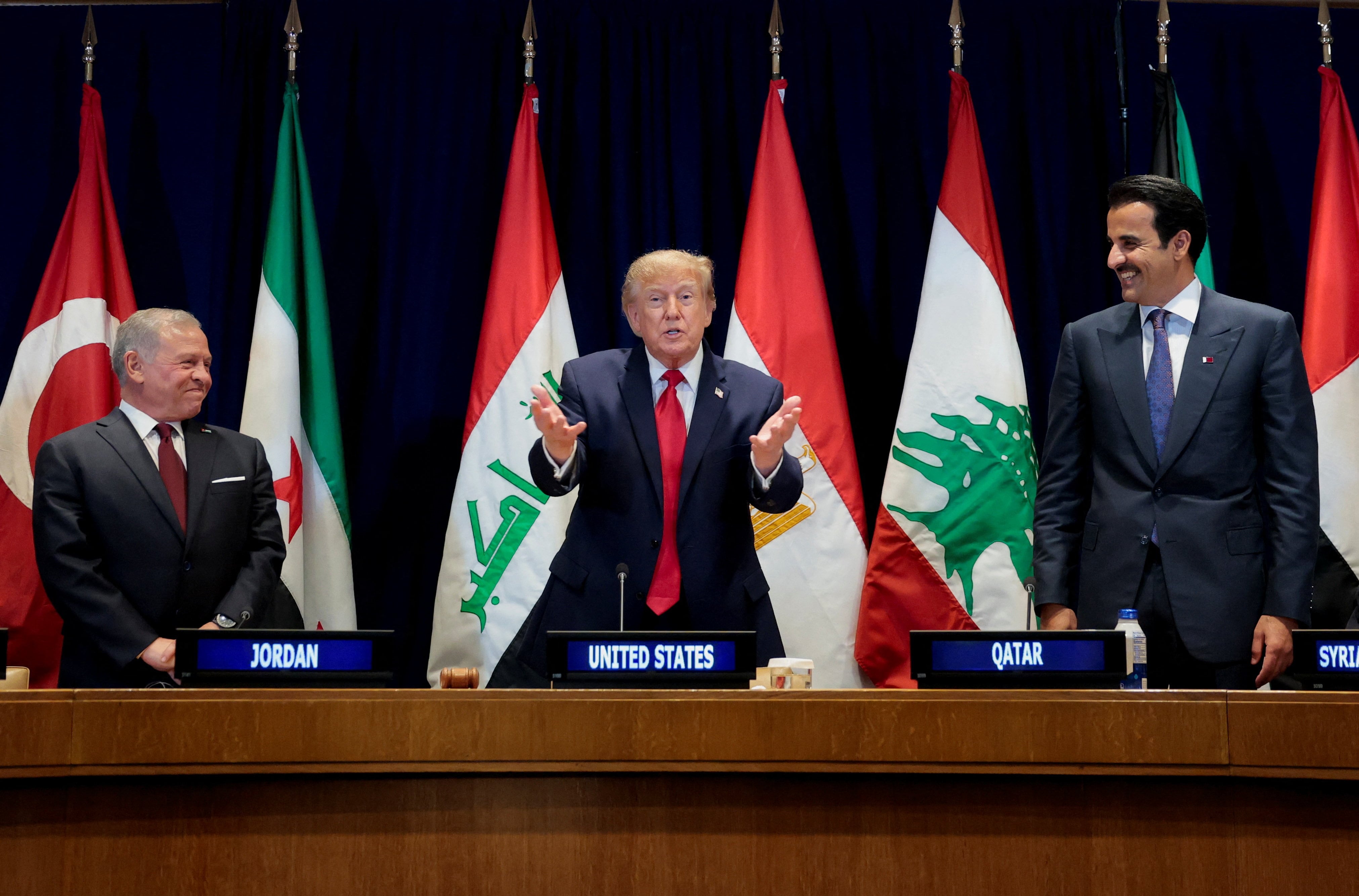 Trump and regional leaders discussed Iran de-escalation at UN, says Tom Barrack