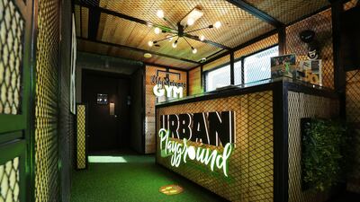 The reception area at Urban Playground.
