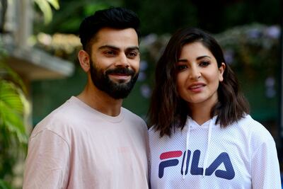 Bollywood actor Anushka Sharma and her husband, Indian cricketer Virat Kohli. Sharma recently invested in Wholsum Foods. AFP