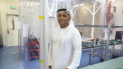Dr Khaled Al Hashmi, director of the space centre, said aerospace manufacturer Airbus will train 12 Emiratis on how to use the equipment and testing the satellites. These UAE nationals will be the core team of the centre and will work with other students, engineers and researchers at the facility.