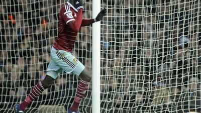 Centre-back: Cheikhou Kouyate, West Ham United. A midfielder operating as a makeshift centre-back scored with the aplomb of a striker against Manchester United. He defended valiantly, too. (Photo: Gerry Penny / EPA)