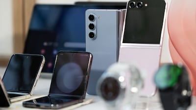 Foldable smartphone demand is expected to post a compound annual growth rate of about 50 per cent until 2027