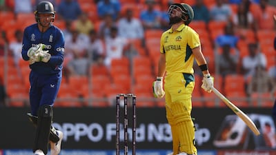 Australia's Josh Inglis after losing his wicket for three. Reuters