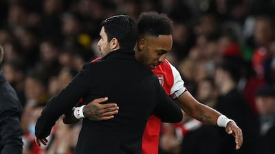 Arsenal manager Mikel Arteta has backed his captain and striker Pierre-Emerick Aubameyang to rediscover his best goalscoring form. AFP