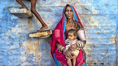'In my hands' taken in India by award-winning Bahraini photographer Isa Ebrahim. Beirut Image Festival
