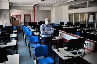 Classrooms have been empty for months on end. AFP