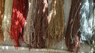 The Fatima Bint Mohamed Bin Zayed Initiative is dedicated to empowering Afghan women through the employment opportunities of carpet production, as well as providing health care and education to its workers. Courtesy FBMI