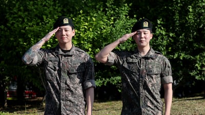 In countries such as South Korea no one is exempt from the draft, including all seven members of the K-pop super-band BTS. Getty Images