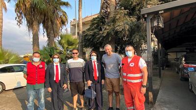 He documented his 40-day course on Instagram and Facebook, with the aim of drawing funds and support to his cause. Courtesy Eddie Lamaa