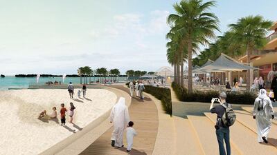 Hidd Al Saadiyat has announced the start of its marina construction. Rendering courtesy Hidd Al Saadiyat