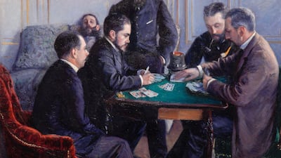 'The Bezique Game' (1880), oil on canvas by Gustave Caillebotte. Victor Besa / The National