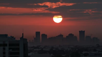 A team of researchers from Harvard University plan to release a chalky material into the atmosphere to bounce the sun’s heat back into space. Sarah Dea / The National