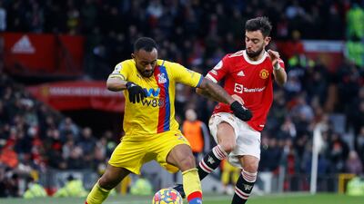 Jordan Ayew - 5: Had one curling effort wide from outside penalty area in first half that didn’t trouble de Gea. Should have broken deadlock with 15 minutes to go to but volleyed wide from narrow angle. Costly miss as Fred scored soon after. Reuters