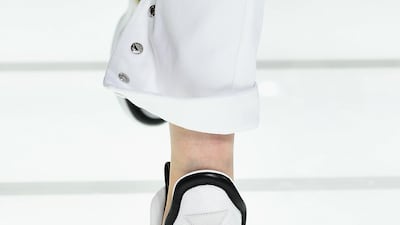 The sporty trainer trend is here to stay, as evidenced by Louis Vuitton's spring/summer 2018 collection at Paris Fashion Week. Pascal Le Segretain / Getty Images