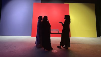 Visitors at The Secrets of Alidades in Jeddah. Mariam Nihal / The National