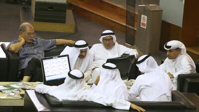 Panicky retail investors rushed to sell off shares last month after Arabtec’s chief executive Hasan Ismaik resigned. Pawan Singh / The National