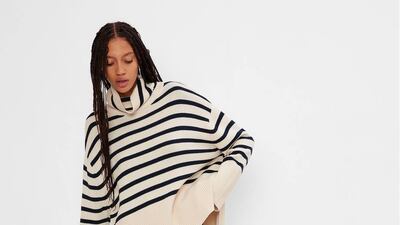 Oversized turtleneck sweater, Dh209, www.gap.ae. Photo: Gap