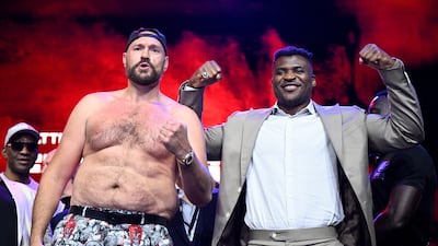 Tyson Fury and Francis Ngannou will face off in Saudi Arabia. Getty
