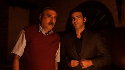 Boman Irani, left, and Avinash Tiwary play father and son in The Mehta Boys. Photo: Prime Video
