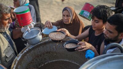 A lack of food in Gaza means more than a quarter of its population are at 'catastrophe' levels of hunger, a UN and EU-led report says. Getty Images