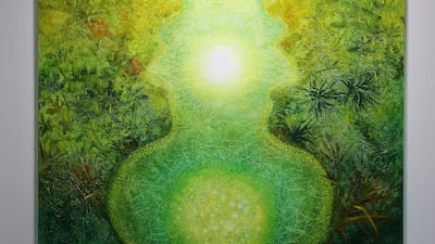 They blend patterns found in nature with spiritual motifs