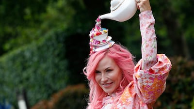 Alexa Wolman during ladies day. AP