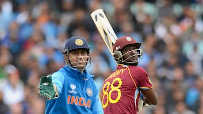 Sammy, captain of the one-day international team before the Champions Trophy, had been brought into the game on the suspension of Denesh Ramdin, the wicketkeeper. He made good use of his selection, for sure. Philip Brown / Reuters