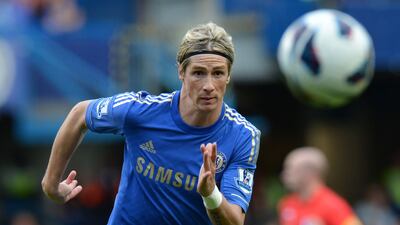 STRIKER: Chelsea's Fernando Torres seems to have found a new lease of life this season under Di Matteo, something underlined by his goal against Norwich. Ben Stansall/AFP
