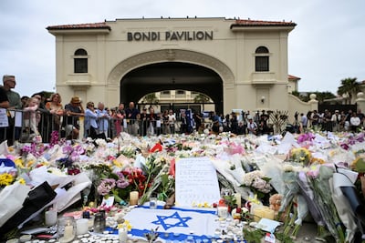 Tributes to victims of a mass anti-Semitic shooting that targeted a Hanukkah celebration at Bondi Beach in Sydney this month. Reuters