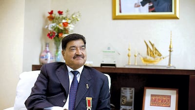 BR Shetty, founder and chairman of NMC Healthcare. Christopher Pike / The National