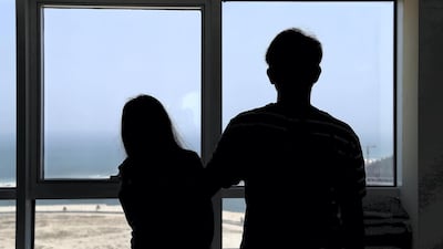 Arsalan and Zoya have no health insurance and are unable to enrol in school because they have no valid residency visa and Emirates ID. Pawan Singh / The National