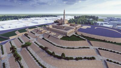 A virtual reconstruction of Al Nabi Yunus mosque from the virtual reality exhibition at the Mosul Heritage Museum. All Photos: Qaf Labs