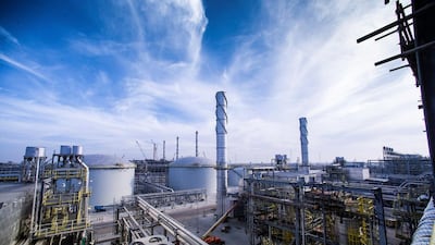 Above, Aramco's Wasit gas plant in Saudi Arabia. The company signed an agreement with China North Industries Group last month to develop an integrated refining and petrochemical project at Panjin in China's Liaoning province. Courtesy Saudi Aramco