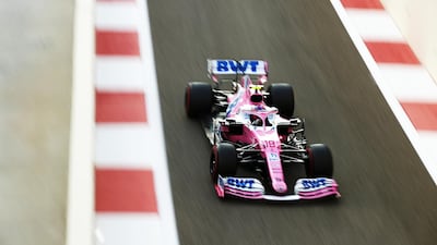 Lance Stroll of Canada on his way to the grid prior to the race. Getty Images