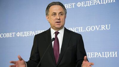 Russia's sports minister Vitaly Mutko. Alexander Zemlianichenko / AP Photo