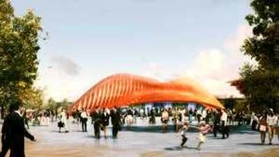 The UAE's pavilion for Expo 2010, in Shanghai. The world exposition is scheduled for May 1 to October 31.